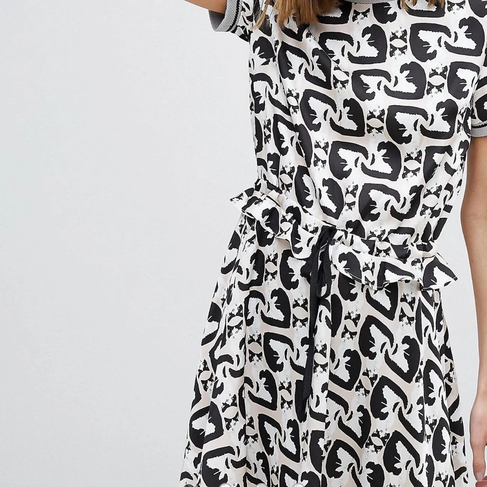 Paul & Joe Sister Bambina Cat Print Dress - Picture 2 of 14